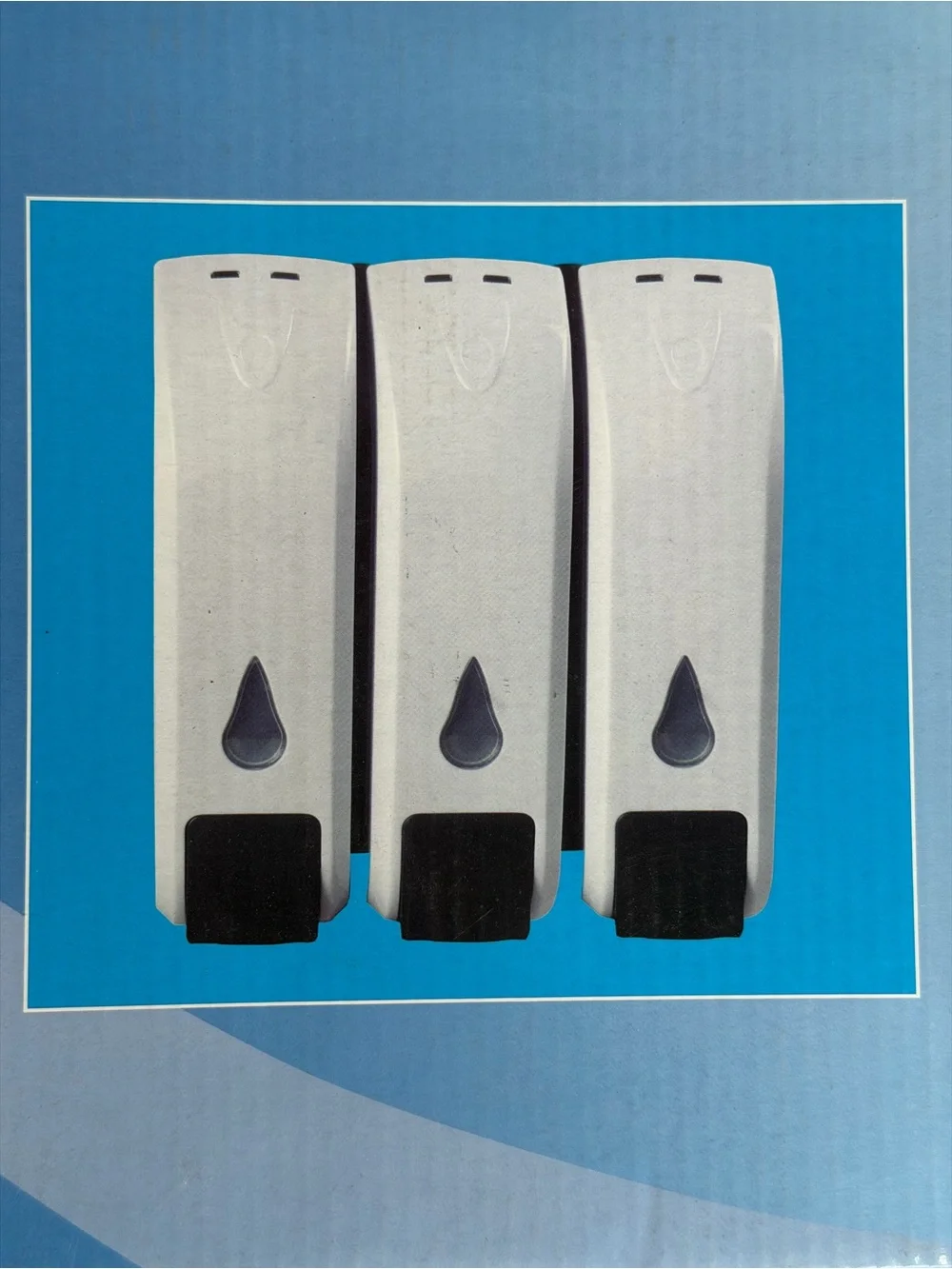 Triple Wall-Mount Soap Dispensers NWT (Set of 3)